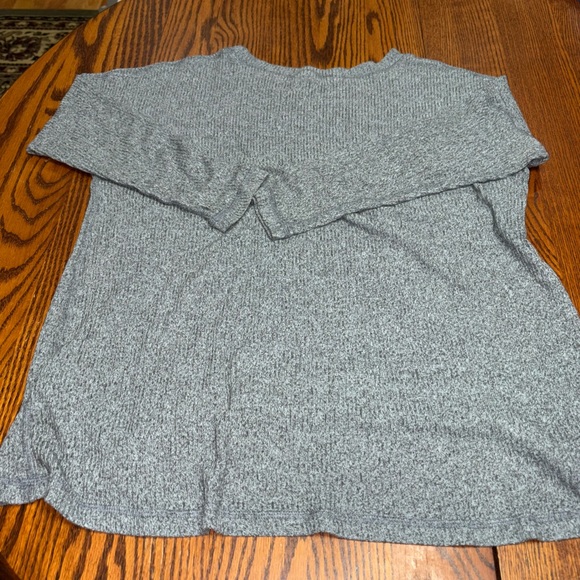 SOFT SURROUNDINGS GRAY RIBBED LOUNGEWEAR SET. READ DESCRIPTION - Picture 4 of 6